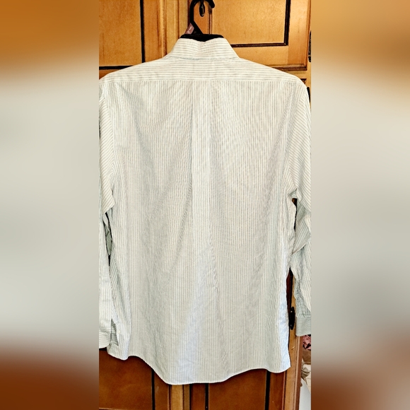 Brooks Brothers Shirt Mens Large 16.5 Button Up Striped Long Sleeve 100% Supima - Picture 5 of 8